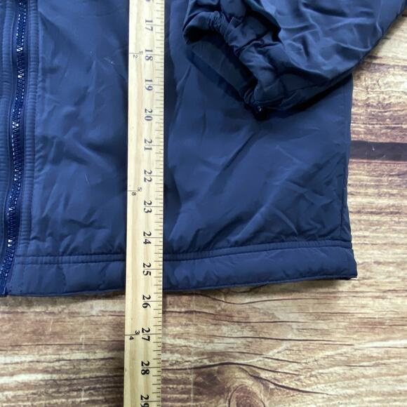 Vintage LL Bean Jacket Women’s Small Blue Warm Up Fleece Windbreaker Coat 90s - Picture 5 of 8